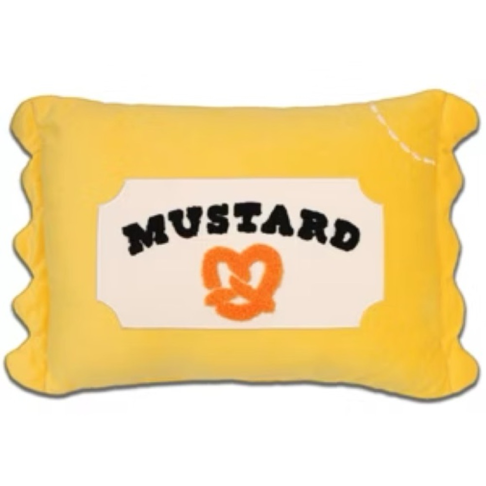 Target Bullseye Playground Summer Mustard Packet Pillow Novelty Throw Pillows